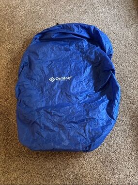 Outdoor Products Blue Backpack Rain Cover